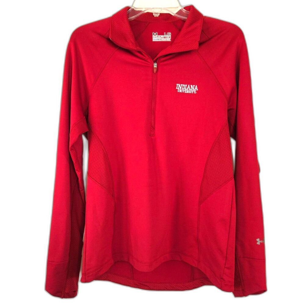 UNDER ARMOUR Indiana University Women's Semi-Fitted Logo Jacket Large